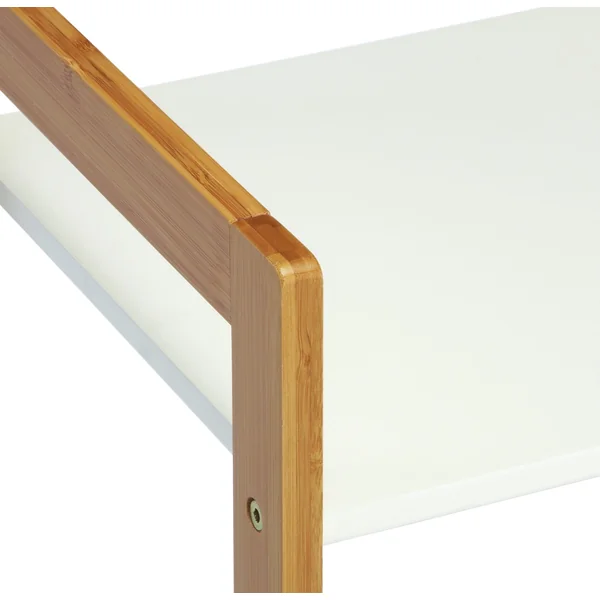 Habitat Drew Bamboo Shelving Unit - White