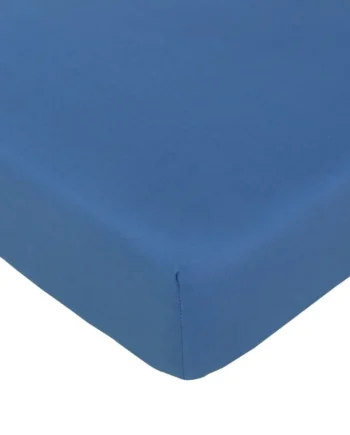Habitat Easycare Plain Blue Fitted Sheet-Toddler