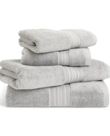 Habitat Egyptian Cotton 4 Piece Towel Bale - Silver