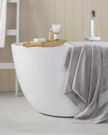 Habitat Egyptian Cotton Bath Towel - Silver