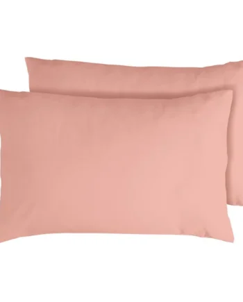 Habitat Egyptian Cotton Standard Pillowcase Pair - Blush