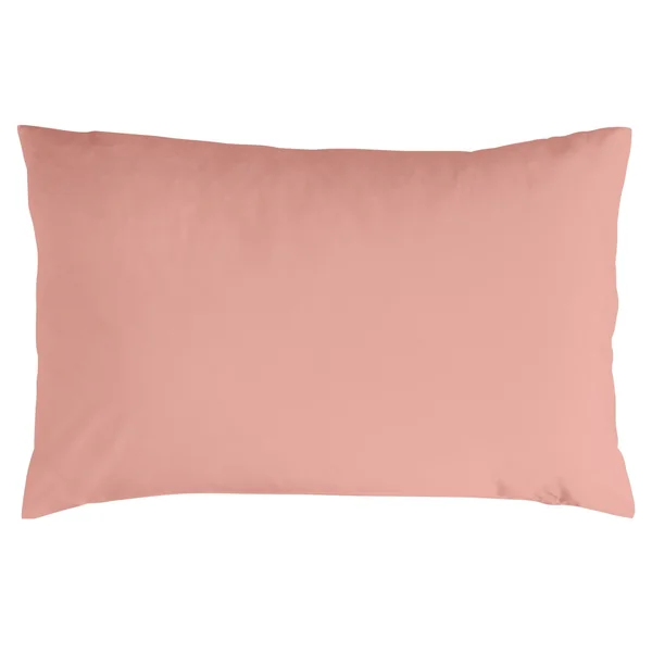 Habitat Egyptian Cotton Standard Pillowcase Pair - Blush