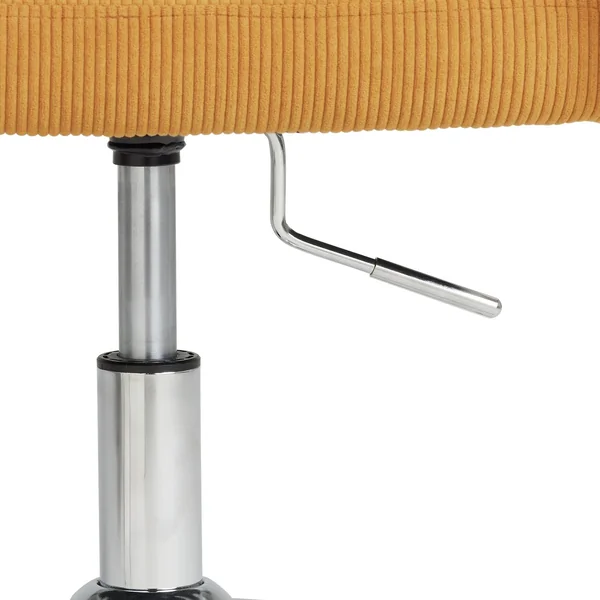 Habitat Ezra Fabric Office Chair - Mustard