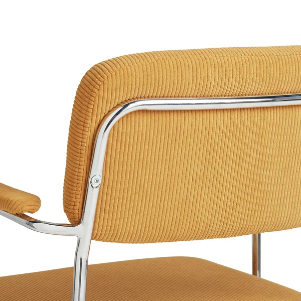 Habitat Ezra Fabric Office Chair - Mustard