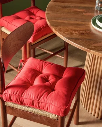 Habitat Festive Pack of 2 Seat Cushion - Red