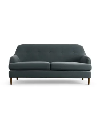 Habitat Frome Fabric 2 Seater Sofa - Charcoal - Dark Leg