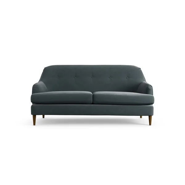 Habitat Frome Fabric 2 Seater Sofa - Charcoal - Dark Leg