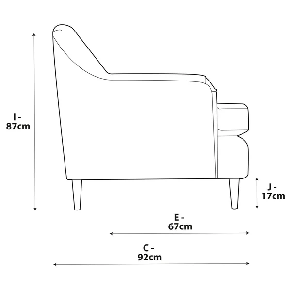 Habitat Frome Fabric 2 Seater Sofa - Charcoal - Dark Leg