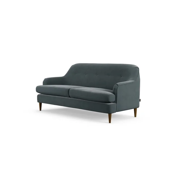 Habitat Frome Fabric 2 Seater Sofa - Charcoal - Dark Leg