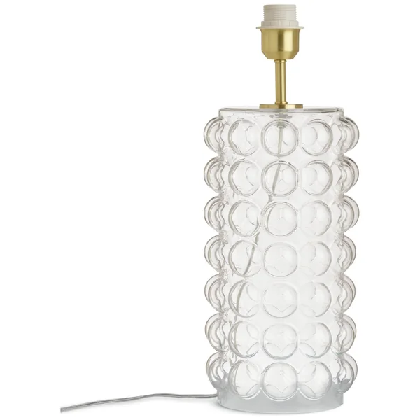 Habitat Glass Bobble Table Lamp Base Only - Clear