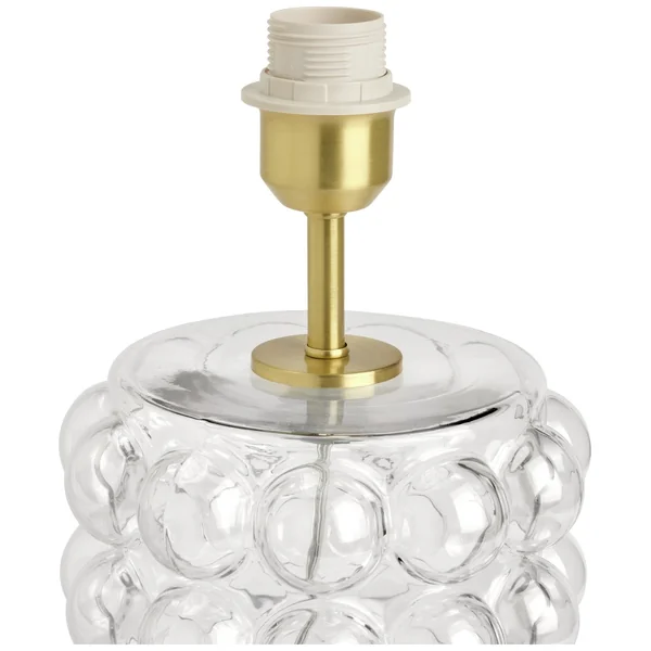 Habitat Glass Bobble Table Lamp Base Only - Clear