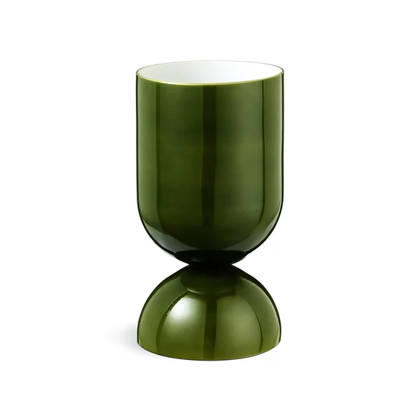 Habitat Gloss Glass Table Lamp - Green