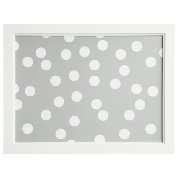 Habitat Grey Spot Lap Tray With Fabric Cushion