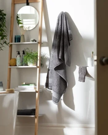 Habitat Hygro Anti Microbial Bath Towel - Grey
