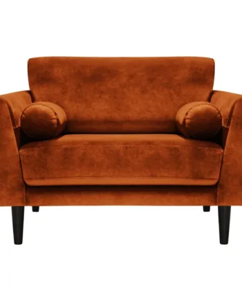 Habitat Jacob Fabric Cuddle Chair - Orange