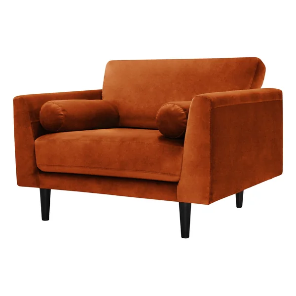 Habitat Jacob Fabric Cuddle Chair - Orange