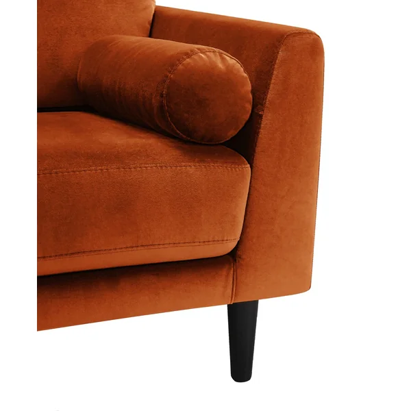 Habitat Jacob Fabric Cuddle Chair - Orange