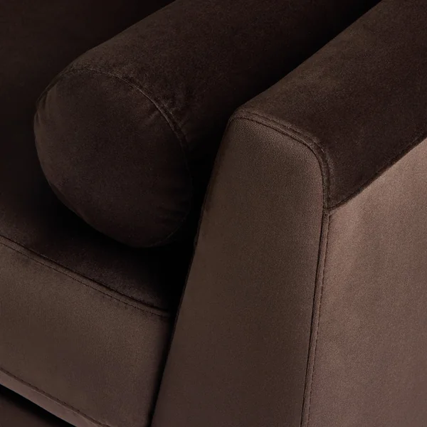 Habitat Jacob Velvet 3 Seater Sofa - Chocolate