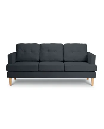 Habitat Joshua Fabric 3 Seater Sofa - Charcoal