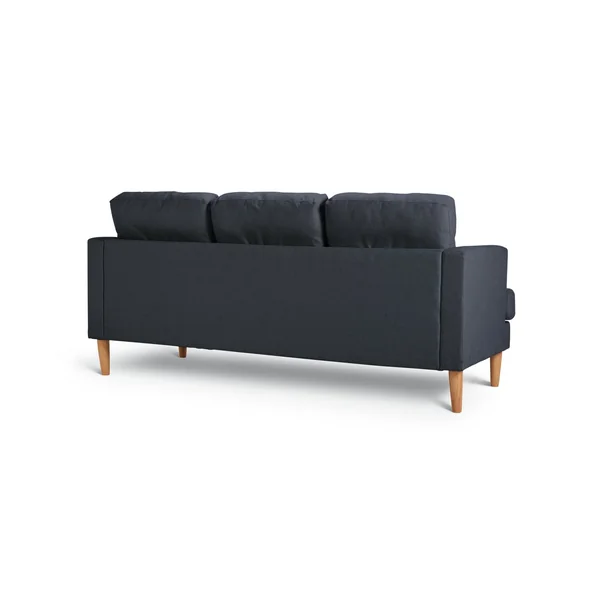 Habitat Joshua Fabric 3 Seater Sofa - Charcoal