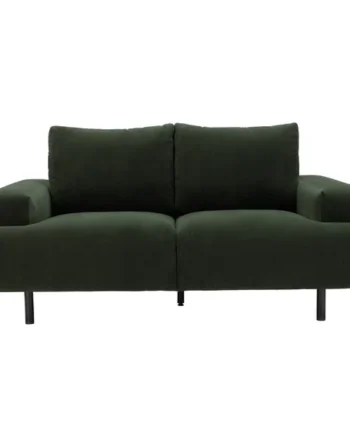 Habitat Julien Fabric 2 Seater Sofa - Dark Green