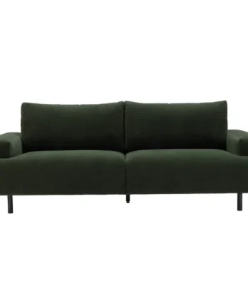 Habitat Julien Fabric 3 Seater Sofa - Green