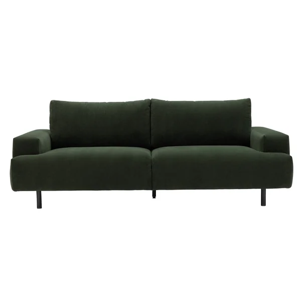 Habitat Julien Fabric 3 Seater Sofa - Green