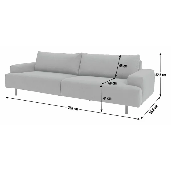 Habitat Julien Fabric 4 Seater Sofa - Dark Green
