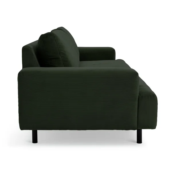 Habitat Julien Fabric 4 Seater Sofa - Dark Green