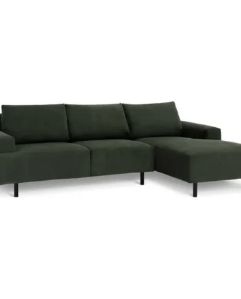 Habitat Julien Fabric Right Hand Corner Chaise Sofa - Green