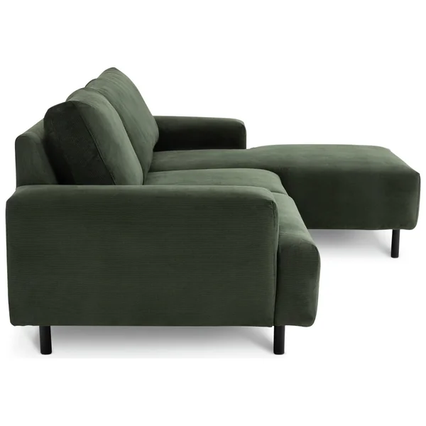 Habitat Julien Fabric Right Hand Corner Chaise Sofa - Green