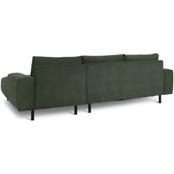 Habitat Julien Fabric Right Hand Corner Chaise Sofa - Green