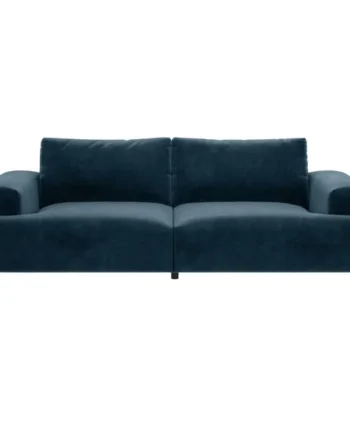 Habitat Julien Velvet 3 Seater Sofa - Navy Blue