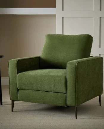 Habitat Kendric Fabric Recliner Armchair - Green