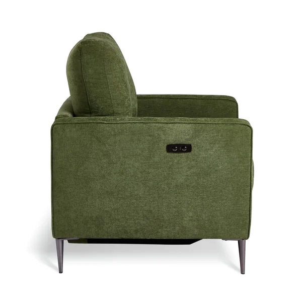 Habitat Kendric Fabric Recliner Armchair - Green