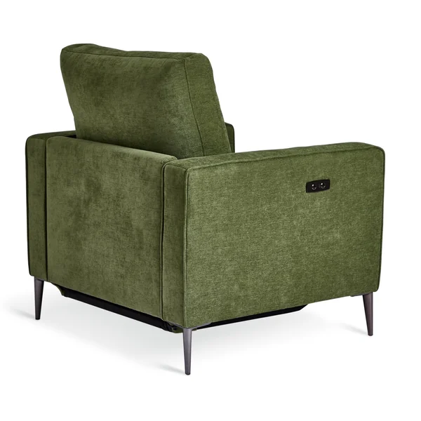 Habitat Kendric Fabric Recliner Armchair - Green
