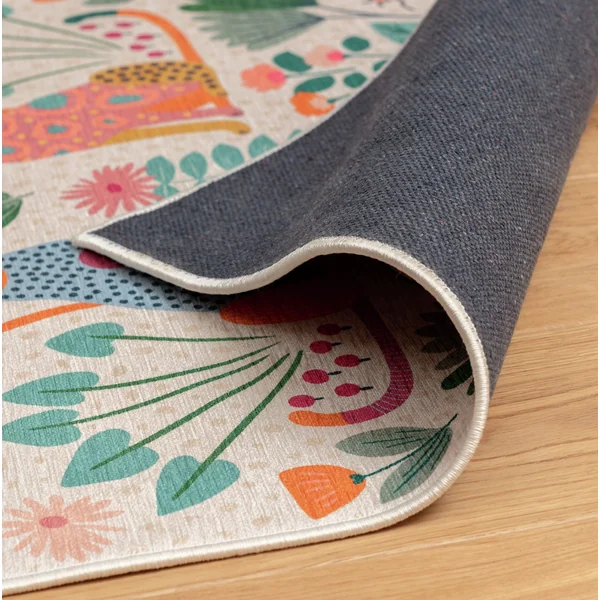 Habitat Kids Enchanted Print Natural Rug -80x110cm