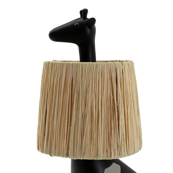 Habitat Kids Giraffe Rattan Table Lamp - Black
