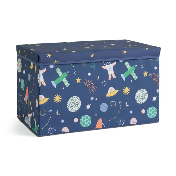 Habitat Kids Space Foldable Ottoman Box - Blue