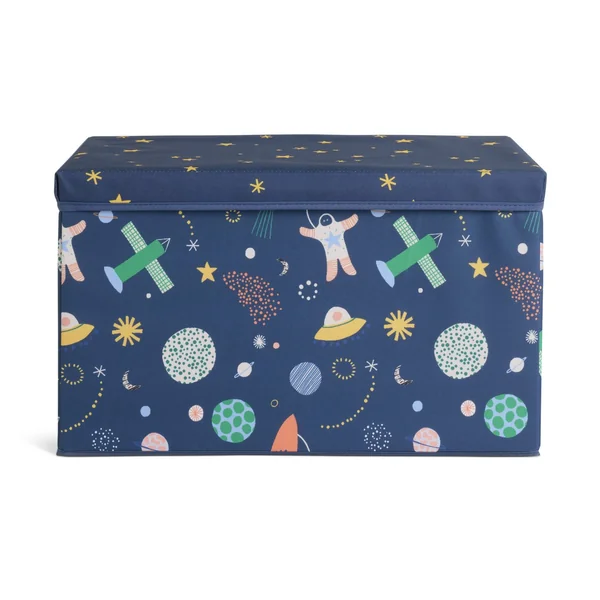 Habitat Kids Space Foldable Ottoman Box - Blue