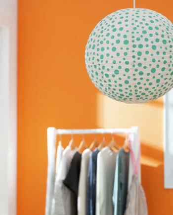 Habitat Kids Teal Paper Easy Fit Lampshade - 45cm