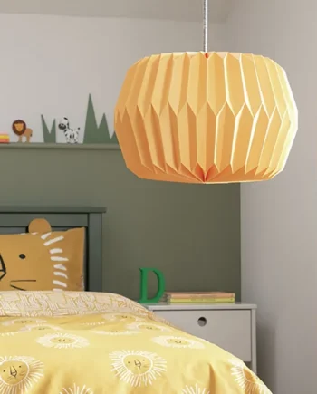 Habitat Kids Yellow Paper Easy Fit Lampshade - 37cm