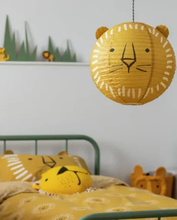 Habitat Kids Yellow Paper Lion Lampshade - 40cm