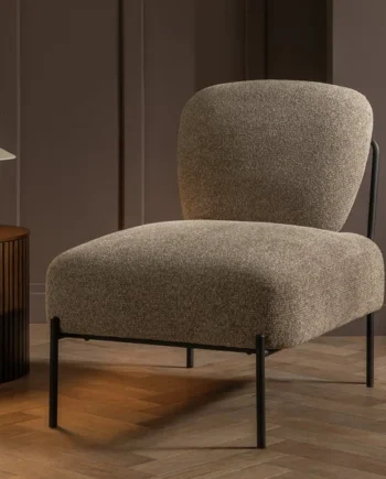 Habitat Lark Fabric Accent Chair - Natural