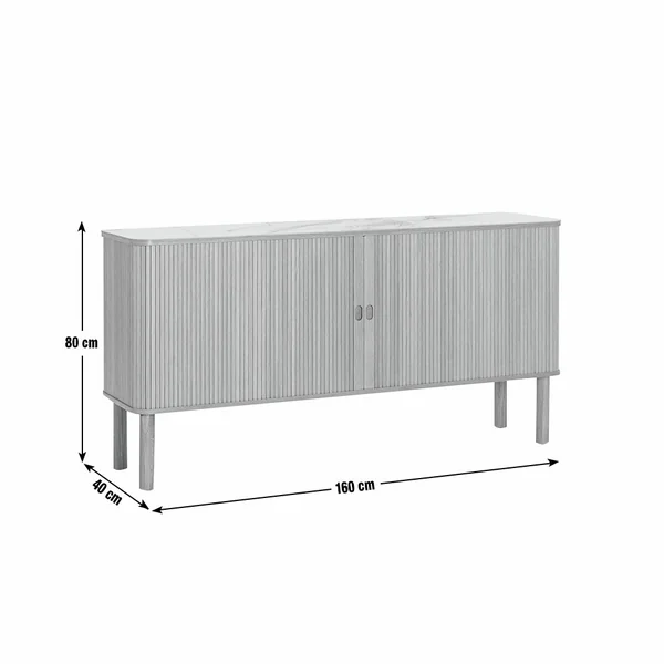 Habitat Lex 2 Door Sideboard - Natural
