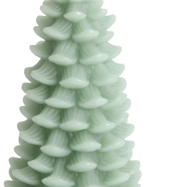 Habitat Light Up Wax Green Tree Christmas Decoration