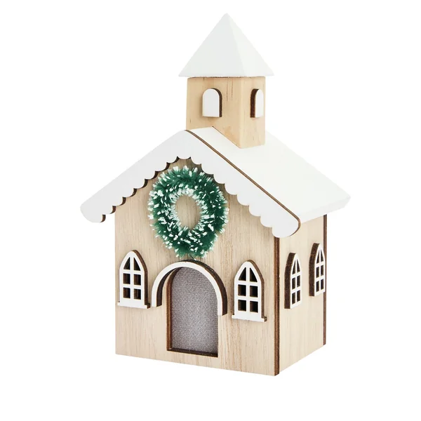 Habitat Light Up Wooden Cottage Set Christmas Decoration