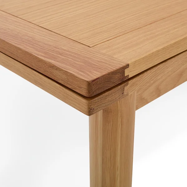 Habitat Lincoln Extending Oak Dining Table & 4 Green Chairs