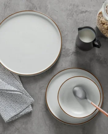 Habitat Loft Living Speckle 12 Piece Dinner Set - Grey
