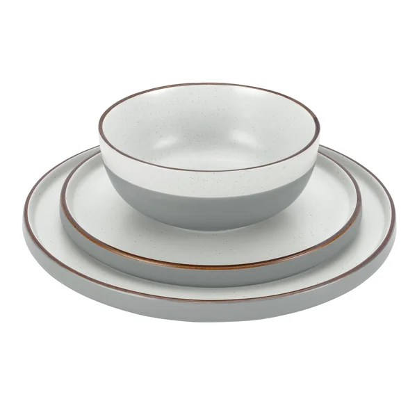 Habitat Loft Living Speckle 12 Piece Dinner Set - Grey